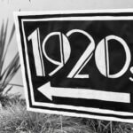 1920s event signage leading into the dance party for individuals with special needs | CUSP